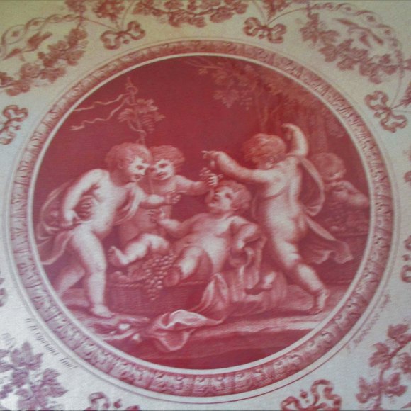 Cherubs Fine Art Print Bacchanale de Cinq Enfants G.B. Cipriani - Picture 7 of 10